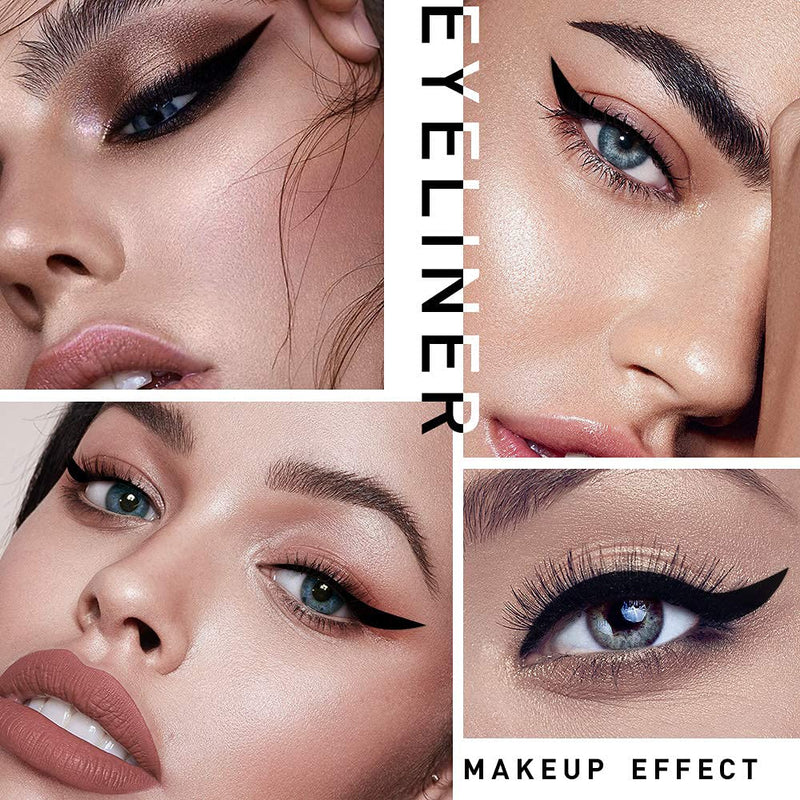 Winged Eyeliner Stamp - Eyeliner Stamp /Wingliner Eyeliner Pen Pencil /Black Liquid Eye liners for Women Long Lasting Smudge-proof - BeesActive Australia