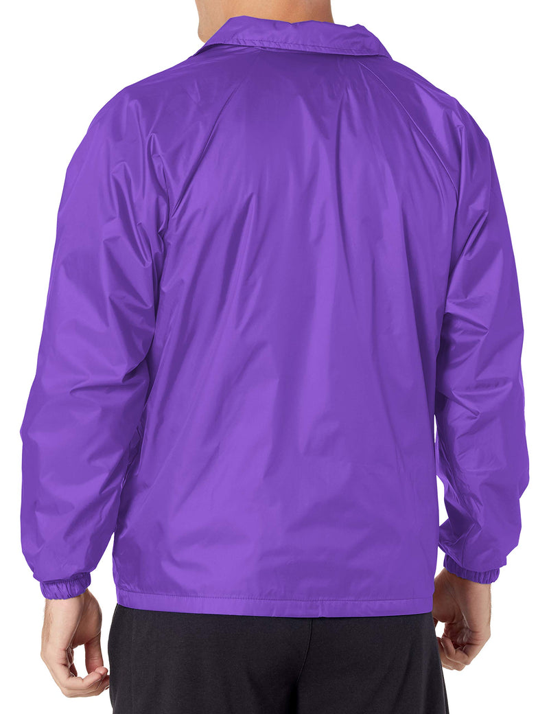[AUSTRALIA] - Augusta Sportswear Nylon Coach's Jacket/Lined Large Purple 