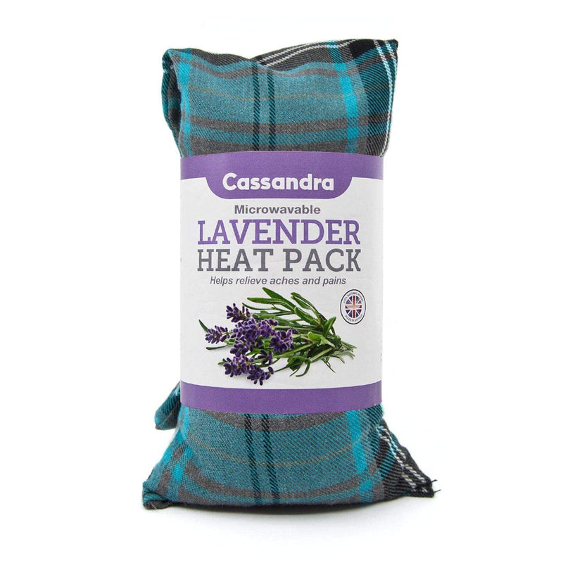 Cassandra Cotton Tartan Wheat and Lavender Filled Heat and Cool Pack. 42cm 42 cm (Pack of 1) Mixed Tartan - BeesActive Australia