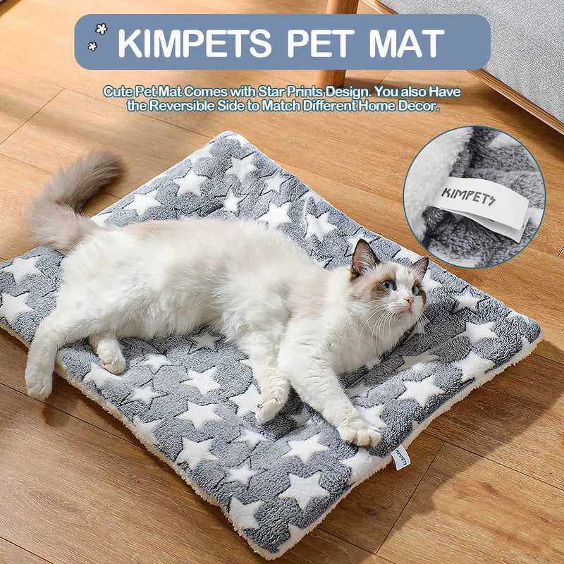Kimpets Soft Flannel Thickened Pet Soft Fleece Pad Pet Bed Mat for Puppy Dog Cat Sofa Cushion Home Rug Keep Warm Sleeping Cover Large - BeesActive Australia