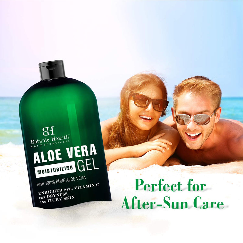 Botanic Hearth Aloe Vera Gel - From 100% Pure and Natural Cold Pressed Aloe Vera, 16 fl oz - BeesActive Australia