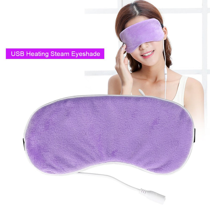 Heated Steam Eye Maxk,USB Heating Steam Eyeshade Lavender Eye Massager for Sleep,Portable Travel Eye Maxk(Purple) Purple - BeesActive Australia