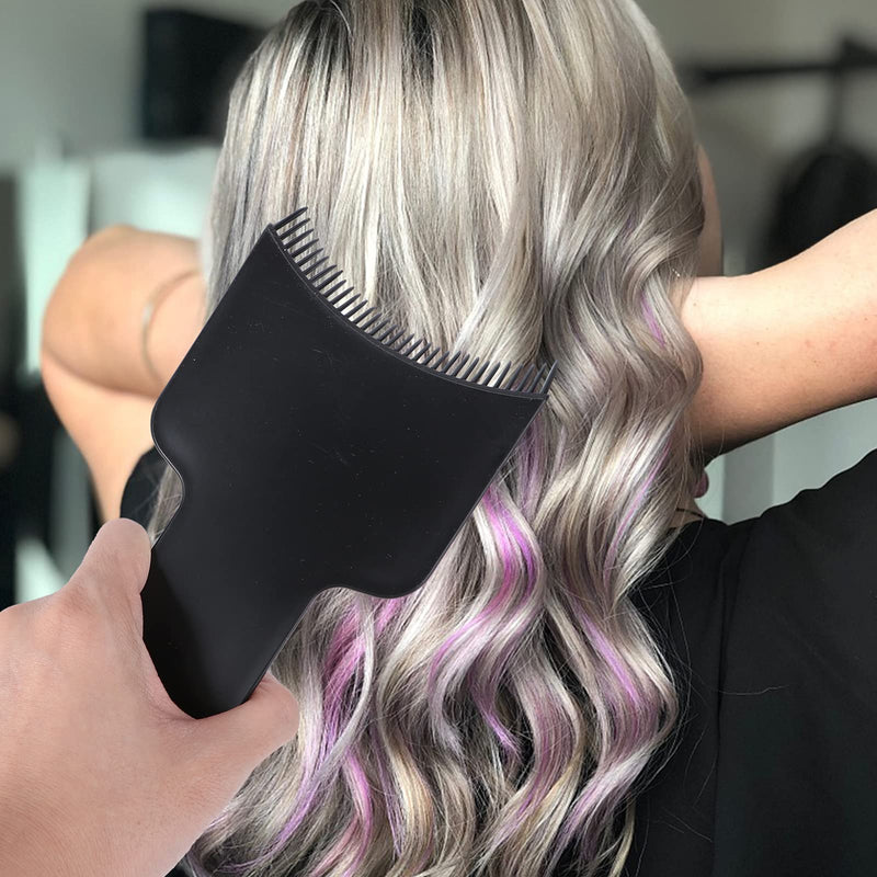 Uonlytech Hair Dye Board Hair Color Board with Teeth Balayage Highlighting Board for Hair Dye and Salon Uses - BeesActive Australia
