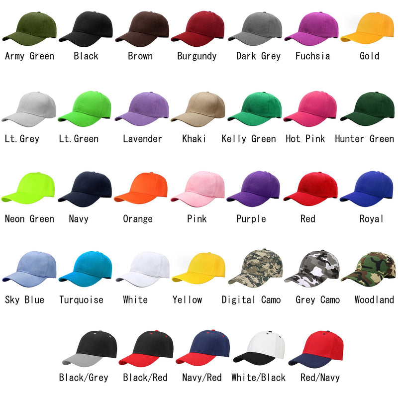 2pcs Baseball Cap for Men Women Adjustable Size for Outdoor Activities Sky Blue/Sky Blue - BeesActive Australia
