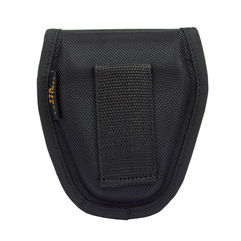 [AUSTRALIA] - TTGTACTICAL Hidden Snap Handcuff Case Law Enforcement Military Standard Cuff Pouch with Belt Loop Black 