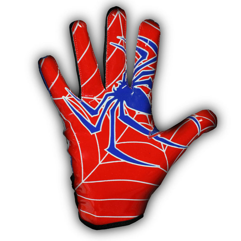 Repster Spider Youth Football Gloves - Tacky Grip Skin Tight Adult Football Gloves - Pro Elite Super Sticky Receiver Football Gloves - Youth Sizes - BeesActive Australia