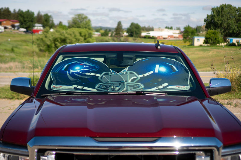 Smash'em Sports Boise State Auto Sunshade - BeesActive Australia