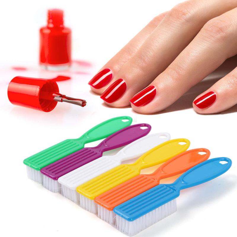 24pcs Handle Grip Nail Brush - Finger Nail Brushes for Cleaning, Hand Fingernail Scrub Brush Kits for Toes and Nails Cleaner, Long Handle Pedicure Brushes for Men and Women,24pieces, Multicolor - BeesActive Australia