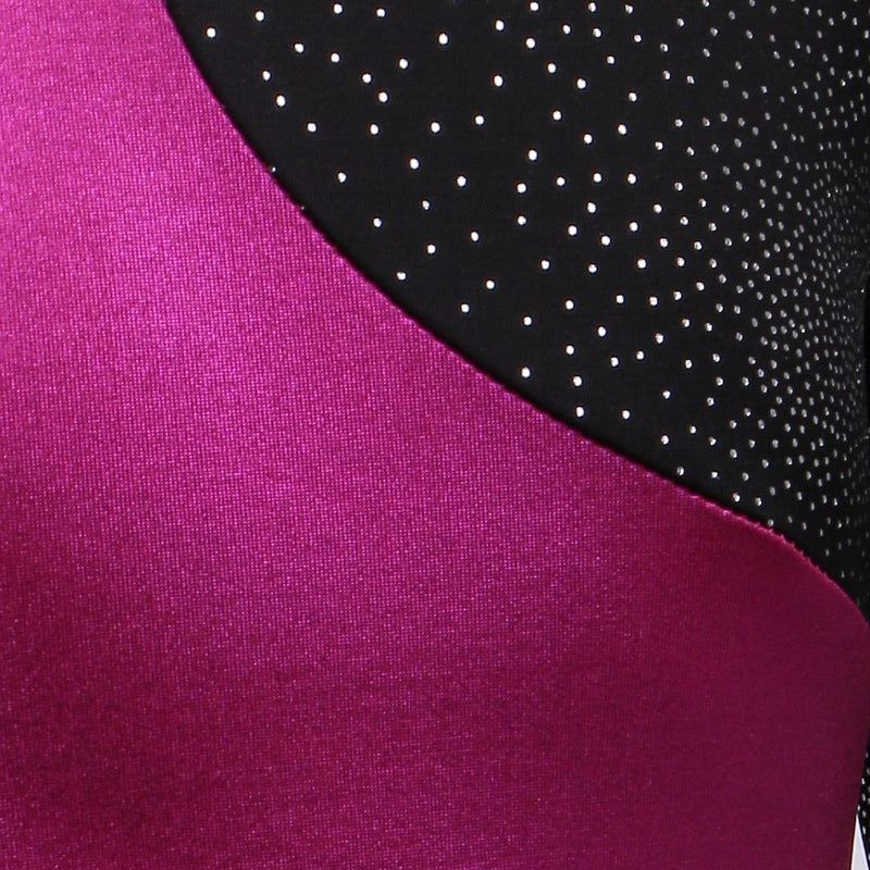 Gymnastics Leotard for Girls Stripe Starry Sky Long Sleeves Athletic Unitard for Little Girls 2-15 Years Black 9-10 Years - BeesActive Australia