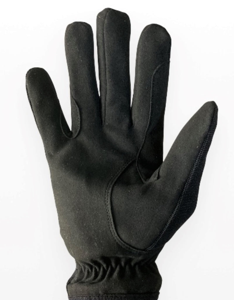 Ladies Equestrian Gloves All Sports Outdoor Sports Gloves Horse Riding (Black, XL) - BeesActive Australia