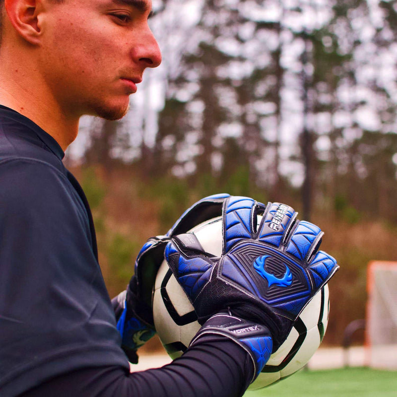 Renegade GK Vortex Goalie Gloves with Microbe-Guard (Sizes 6-11, 3 Styles, Level 3) 3.5+3mm Hyper Grip & Super Mesh | Excellent All-Around Goalkeeper Glove | Based in The USA Shadow - Negative Cut 7 - BeesActive Australia