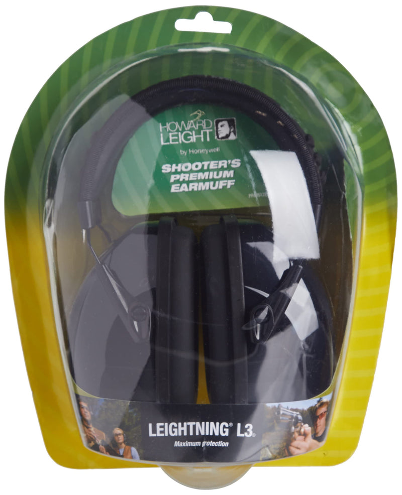 Howard Leight by Honeywell Leightning L3 Shooting Earmuff (R-03318) , Black Headband (NRR 30) - BeesActive Australia