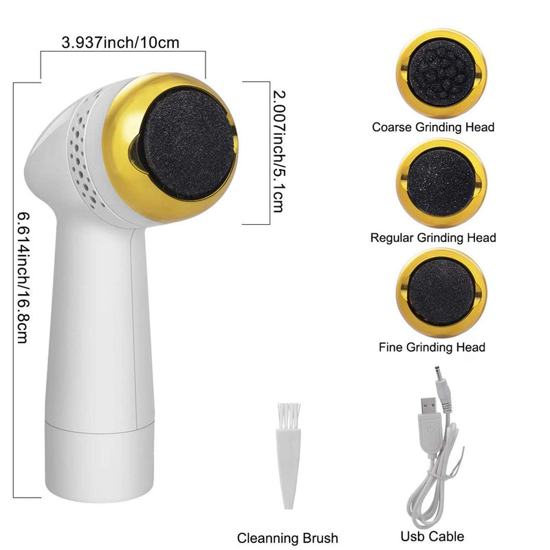 Electric Foot Callus Remover, Electronic Vacuum Adsorption Foot File, Portable Rechargeable Foot Grinder,Pedicure Tool Kit Foot Care for Dead Hard Cracked Dry Skin, Feet Sander Ideal Gift Upgrade - BeesActive Australia