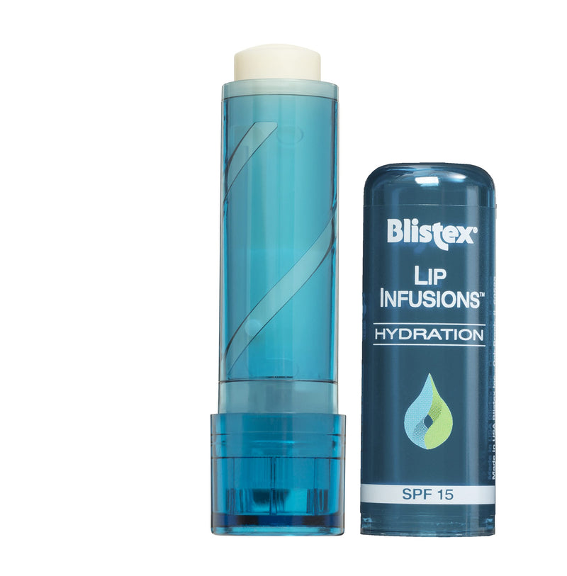 Blistex Lip Infusions Hydration Lip Balm, with Vitamin E and F, SPF15, Pack of 12 - BeesActive Australia