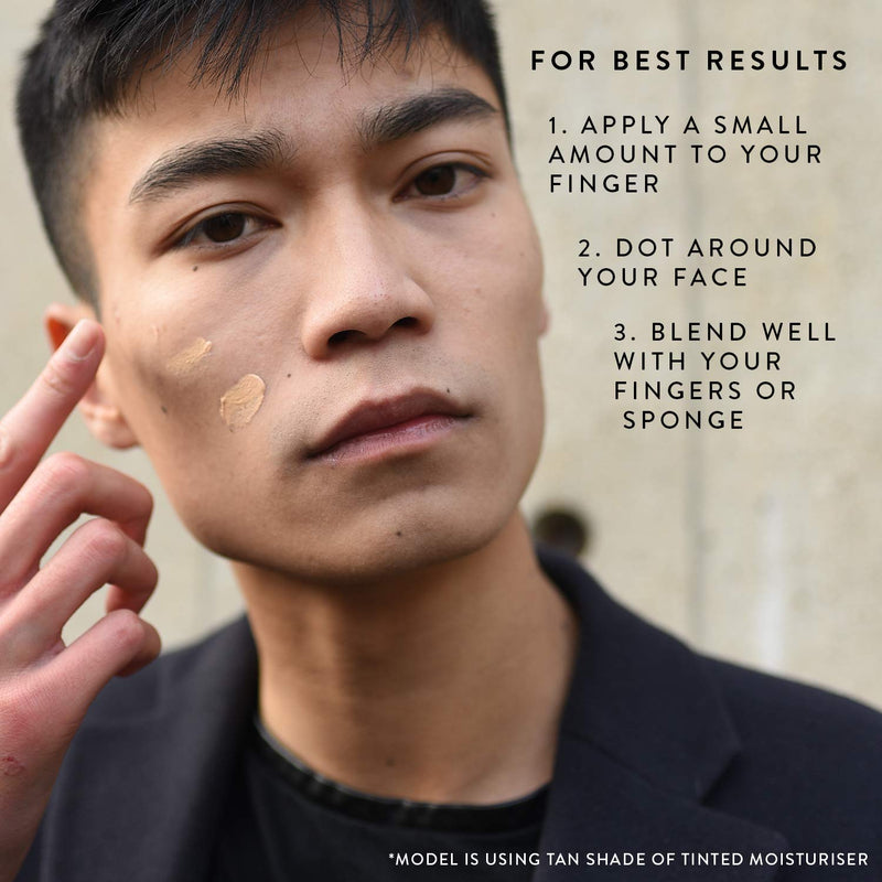 War Paint Men's Tinted Moisturiser - (Shade Light) - 5 Shades available - Makeup Crafted For Men - Cruelty Free Vegan Products - Perfect Tone - Made in The UK - BeesActive Australia