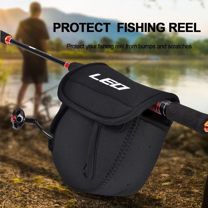 VGEBY Spinning Fishing Reel Bag, Durable Fishing Reel Protective Case Cover Pouch Storage Bag S - BeesActive Australia