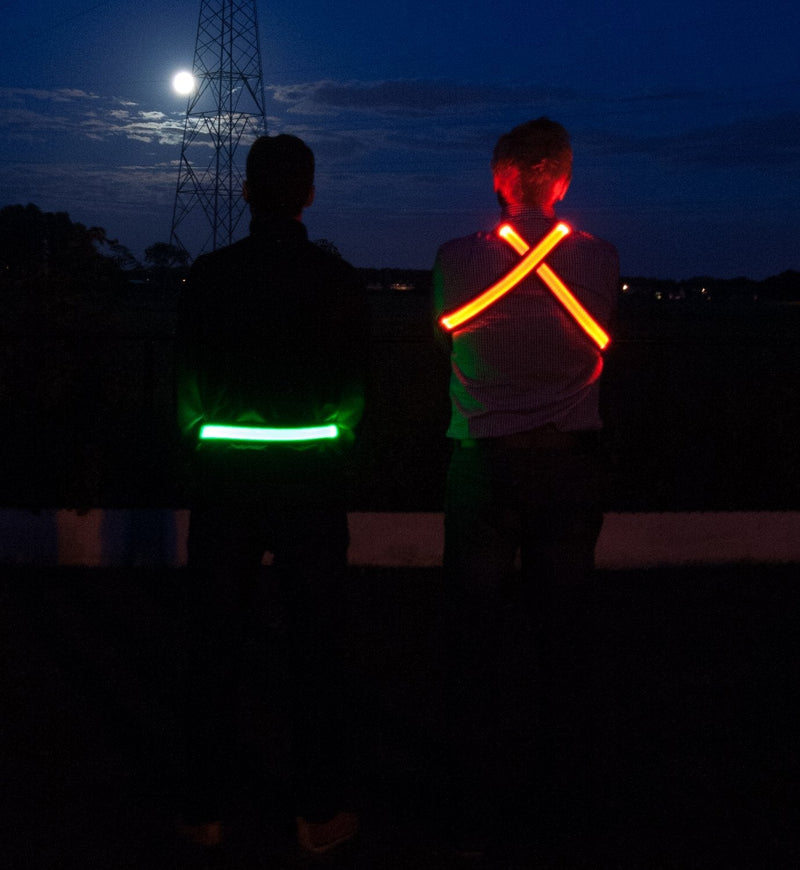 Extension for the Illumiseen LED Reflective Belt – Adds a max. of 19.6” to your LED Belt Red - BeesActive Australia