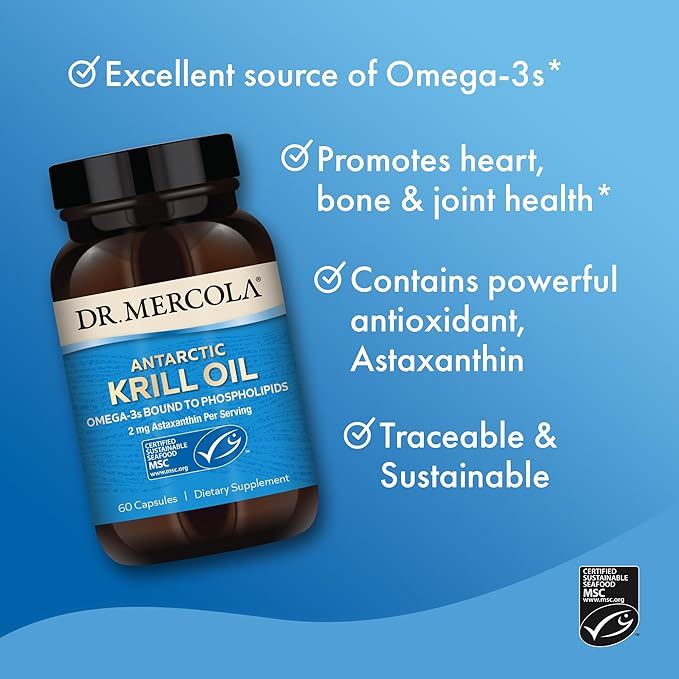 Krill Oil, 60 Fish Gelatin Caplique Capsules [Parallel Import] - BeesActive Australia