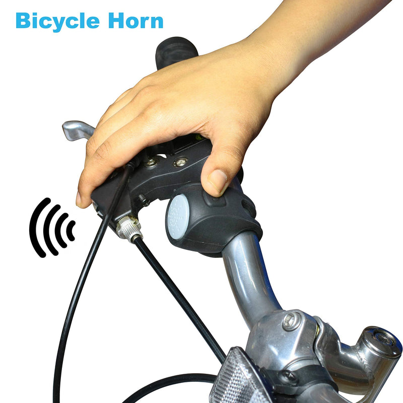 Bicycle Bell for Handlebars -95dB Bicycle Horn 2 Sound Modes Loud Bike Horn -Waterproof Electric Bike Bell for Kids and Adults, Easy to Install Made Silicone by Ryders Recreation Black - BeesActive Australia