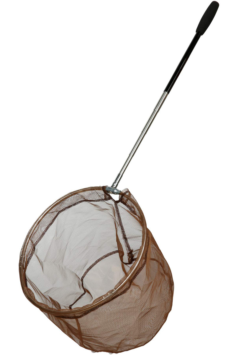 [AUSTRALIA] - RESTCLOUD Bait Net and Fishing Landing Net with Telescoping Pole Handle Extends to 59 inches Brown 