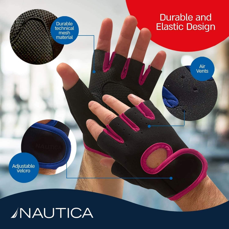 Serveuttam Workout Gloves for Women Weight Lifting - Thick Padded Breathable Gym Gloves for Women Workout | Grip Gloves for Working Out | Fingerless Sports Gloves for Gym Exercises - BeesActive Australia