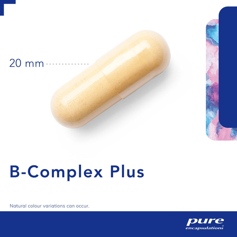 Pure Encapsulations - Vitamin B-Complex Plus - Balanced B Vitamin Formula with Active Folate - 60 Capsules 60 Count (Pack of 1) - BeesActive Australia