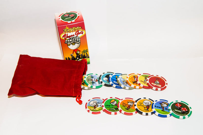 Vegas Golf High Roller Edition-Now with 15-Chips! Now Includes a Free Beer Chip - BeesActive Australia