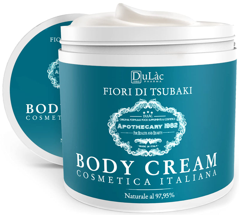 Body Cream Dulàc 16.91 Fl.oz | Skin moisturizer and Firming cream for body care | Tsubaki oil, Passiflora organic extract and Vanilla extract | Natural Formula - BeesActive Australia