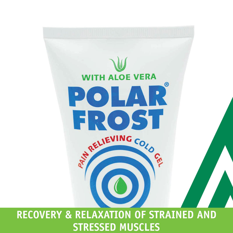 Med-Fit Polar Frost Maximum Pain Relief Gel - Soothe Aches, Sprains, Inflammation, Post-operative Swelling - Quick Absorbing & Deep Penetrating Relief - Aloe Vera & Menthol, 150 Millilitre - BeesActive Australia