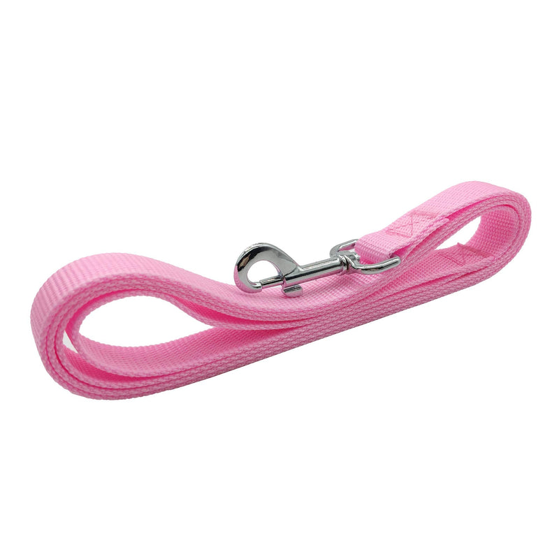 TAIAN 4FT/5FT/6FT Strong Dog Leash, Nylon Dog Leashes for Small Medium Large Dogs 1 in x 5 ft Pink - BeesActive Australia