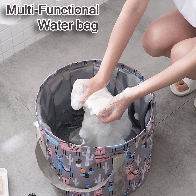 Collapsible Bucket for Soaking Feet, Portable Travel Foot Bath Tub, Foot Spa Soaking Feet Home Pedicure Basin for Large Feet, Portable Foot Spa Soak Tub Foldable Water Bucket for Travel Camping - BeesActive Australia