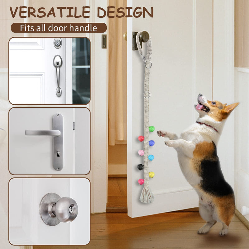 JIMEJV Hanging Dog Bell for Door Potty Training Chew Toy, Durable Dog Door Bells for Dogs, Puppies and Pets Potty Training to Ring to Go Outside Copper - BeesActive Australia