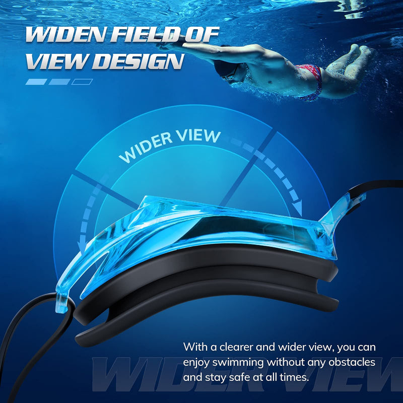 Portzon Swimming Goggles Anti Fog Swimming Goggles Clear No Leaking - BeesActive Australia