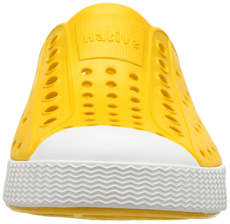 Native Shoes Unisex-Child Jefferson Junior Water Shoe Toddler (1-4 Years) 4 Toddler Crayon Yellow/Shell White - BeesActive Australia