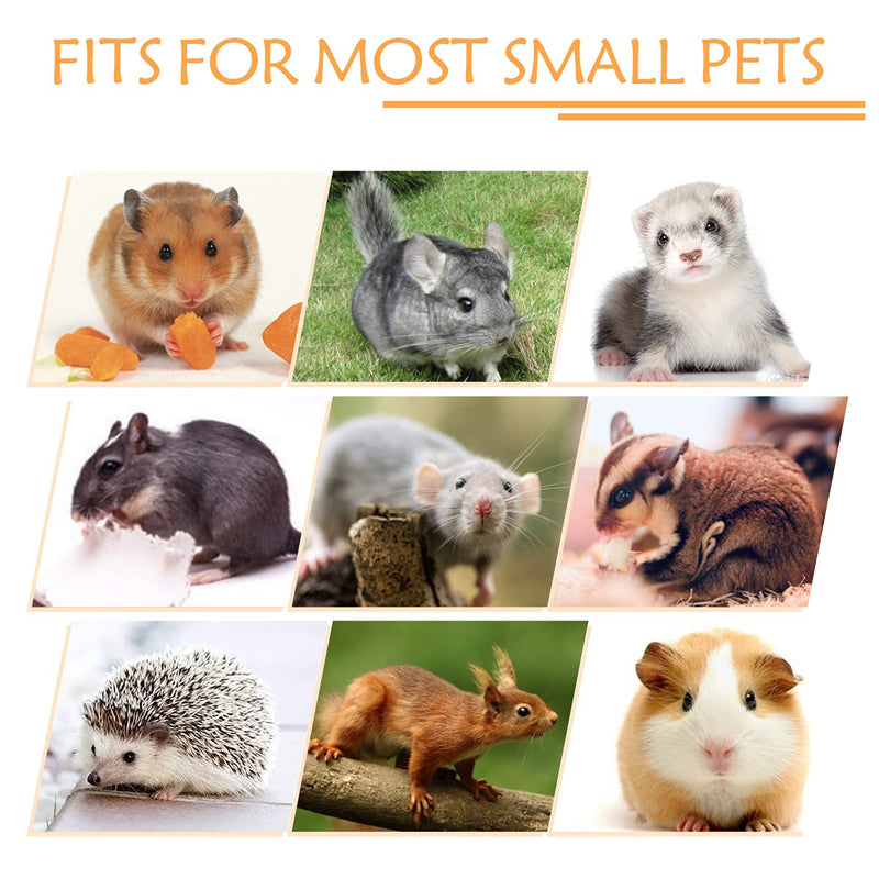 LEFTSTARER Guinea Pig Ferret Rat Hammock Toy Small Animal Cage Accessories Hideout Tunnel & Bunkbed Hammock for Rat Ferret Guinea Pig Hamster Sugar Glider Chinchilla Heart-Brown - BeesActive Australia