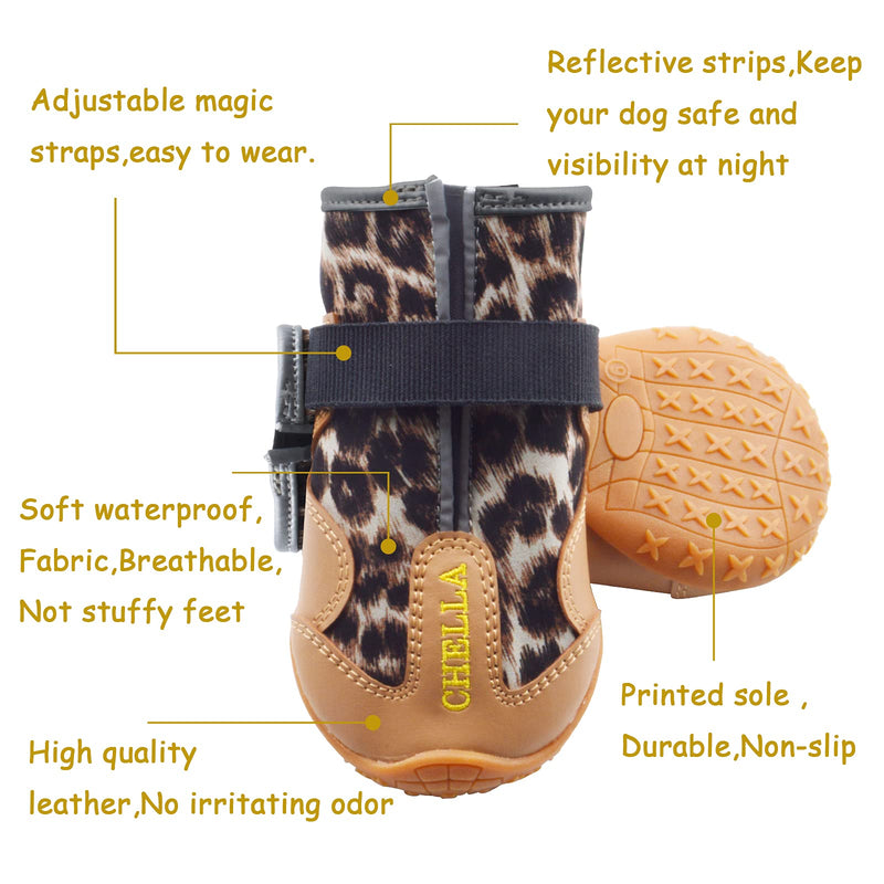 Dog Shoes for Hot Pavement,Dogs Boots Heat Protection Paw Dog Booties Breathable Nonslip Waterproof with Adjustable and Reflective Straps,Dog Paw Protection for Small, Medium, Large Dogs 4PCS/Set - BeesActive Australia