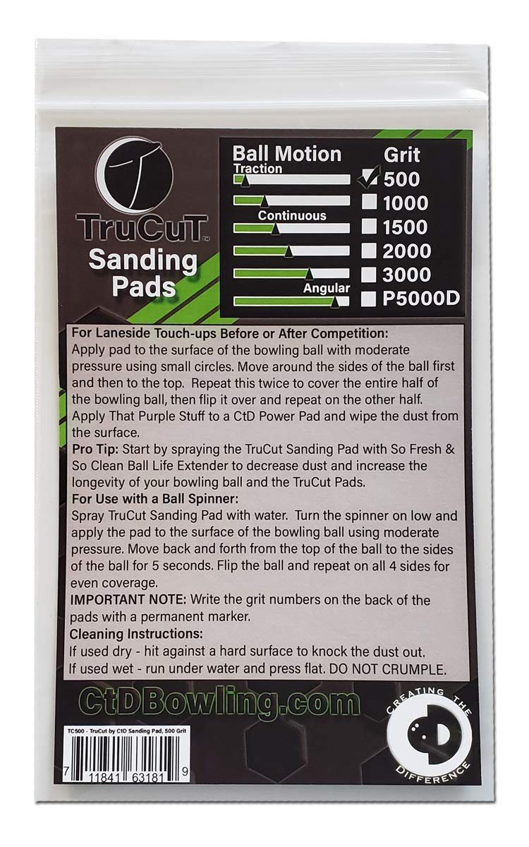 Creating the Difference TruCut Sanding Pad | 500 Grit | 5" Diameter - BeesActive Australia