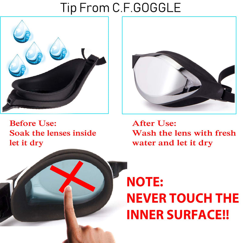 [AUSTRALIA] - FOCUSSEXY Swimming Goggles No Leaking Anti Fog UV Protection Triathlon Swim Goggles with Packaging Plastic Box for Adult Men Women Youth Kids Child,Multiple Choice Blue Adjustable 