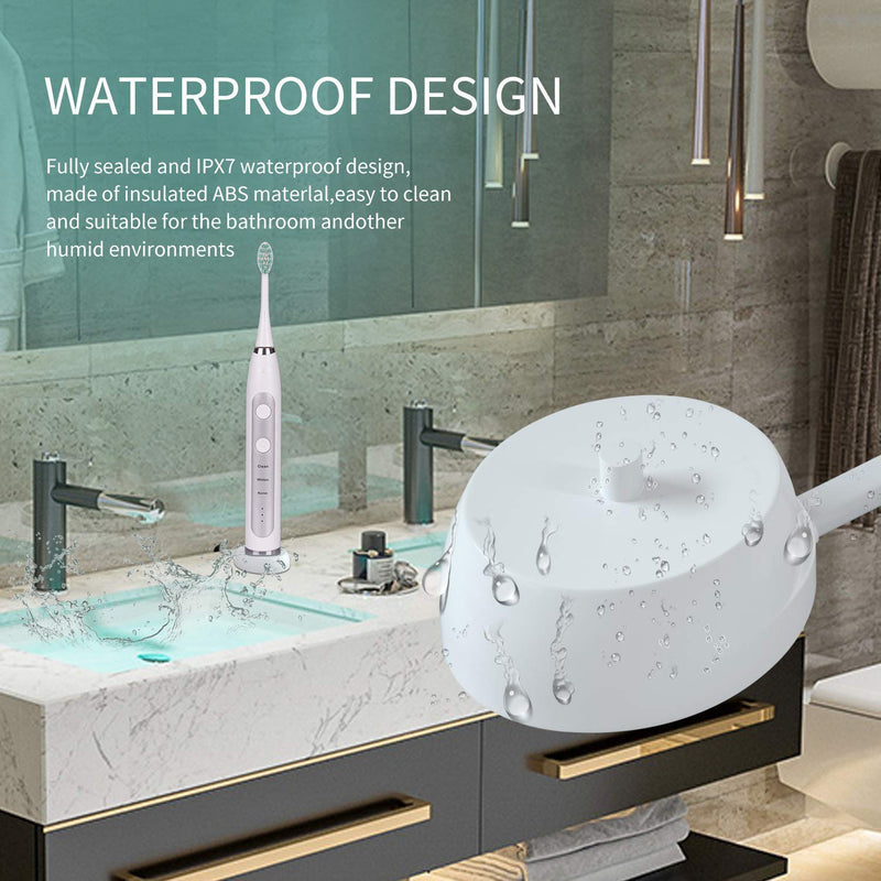 Electric Toothbrush Replacement Charger Base Compatible with Philips Sonic HX6100 Series Inductive Charging Base Portable Waterproof Power Cord Environmental ABS for Travel - BeesActive Australia