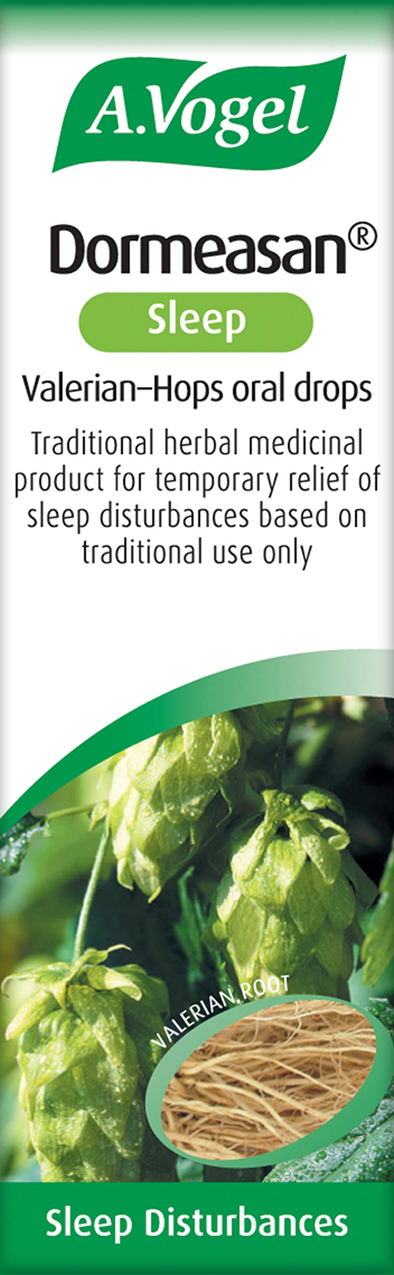A.Vogel Dormeasan Sleep Valerian-Hops Oral Drops | Sleeping Aid | Extracts of Fresh Valerian Root (15ml (Pack of 1)) - BeesActive Australia