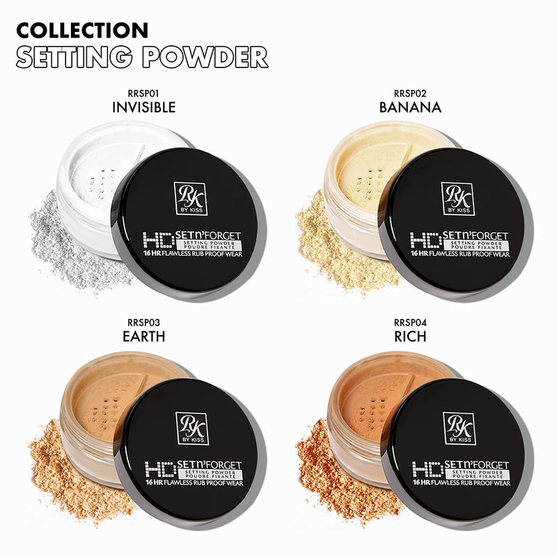 RUBY KISSES HD SET n' FORGET SETTING POWDER 16HR (Earth) Earth - BeesActive Australia