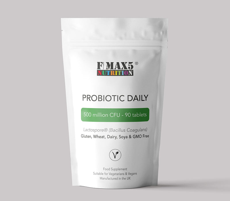 Probiotic Daily - Lactospore� (Bacillus Coagulans) 500 Million CFU - 90 Tablets � UK Made � FMax5 - BeesActive Australia