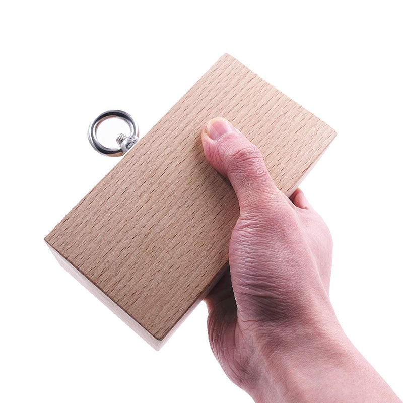 Lights Mountain Wooden Pinch Block Grip Hand Grip Workout Climbing Power Grips Forearm Finger Exerciser Strength Training Strengthener Equipment wooden grip - BeesActive Australia