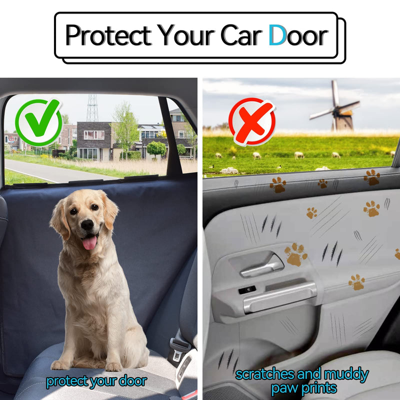 Durapower Dog Car Door Protector丨2 Pack Anti Pet Scratching Waterproof Vehicle Door Covers Guard Truck Interior Panel Safe SUV Universal 31.1'' in X 25.2'' - BeesActive Australia