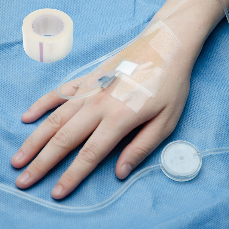 Healifty 6 Rolls Medical Tape Sensitive Skin Tape Clear Surgical Tape Microporous First Aid Tape - BeesActive Australia