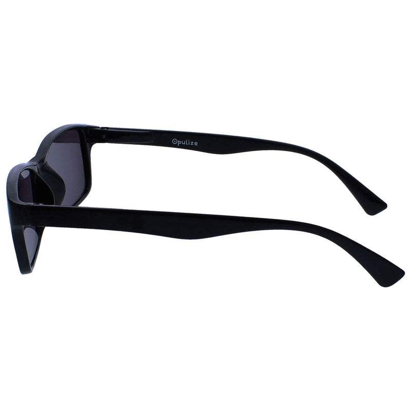 The Reading Glasses Company Black Sun Readers UV400 Designer Style Mens Womens S92-1 +1.00 +1.00 Magnification - BeesActive Australia
