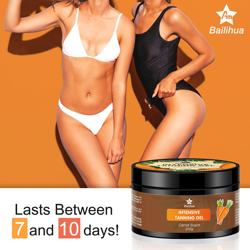 Tanning Accelerator Tanning Gel Accelerator Cream Tanning Accelerator for Sun (carrot) carrot - BeesActive Australia