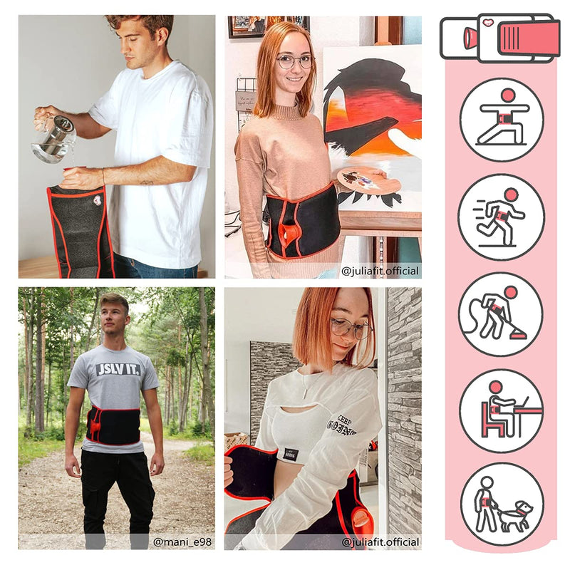 KOALAA Heating Belt | The Wearable Hot-Water Bottle! | Tested for Toxins and Safety | Stomach and Back Pain | Kidney Warmer | Pain Relief Heat | Portable Hot Water Bottle Cover Therapy | (Size L-XL) L-XL (145cm) - BeesActive Australia