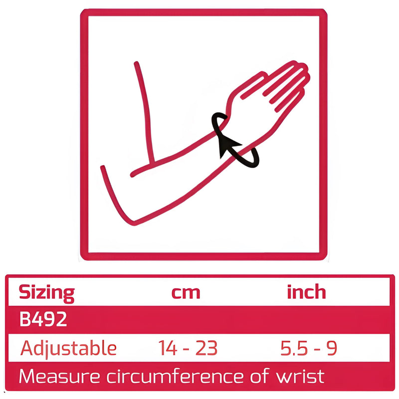 BraceUP Quick Wrap Wrist and Thumb Brace - Wrist Brace with Thumb Support for Thumb Spica Splint, Left and Right-hand wrist brace, Dequervains Tendonitis Wrist Brace with Thumb Stabilizer (Left Hand) Left Hand - BeesActive Australia