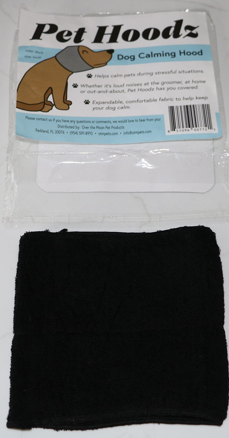 Pet Hoodz for Dogs-Anxiety, Grooming, Ear Muffs, Dog Ear Protection, Calming, Ear Compression, Pet Hoodie, Dog Hoodie Medium Black - BeesActive Australia